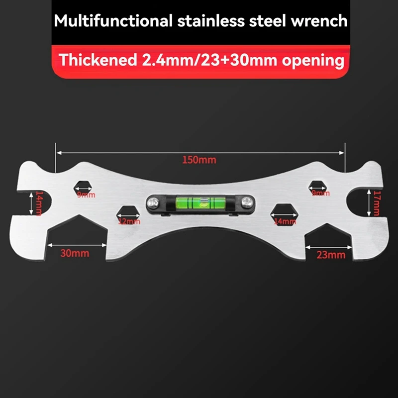 Salle de bain T! Outil multifonctionnel de mesure de la distance, angle de courbure, abati eur d'angle, règle d'installation de douche