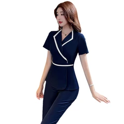 Spa Uniforms for Beauty Salons Beauticians Massage Overalls Fashion Hotel Clothing Sauna Foot Bath Technician Set