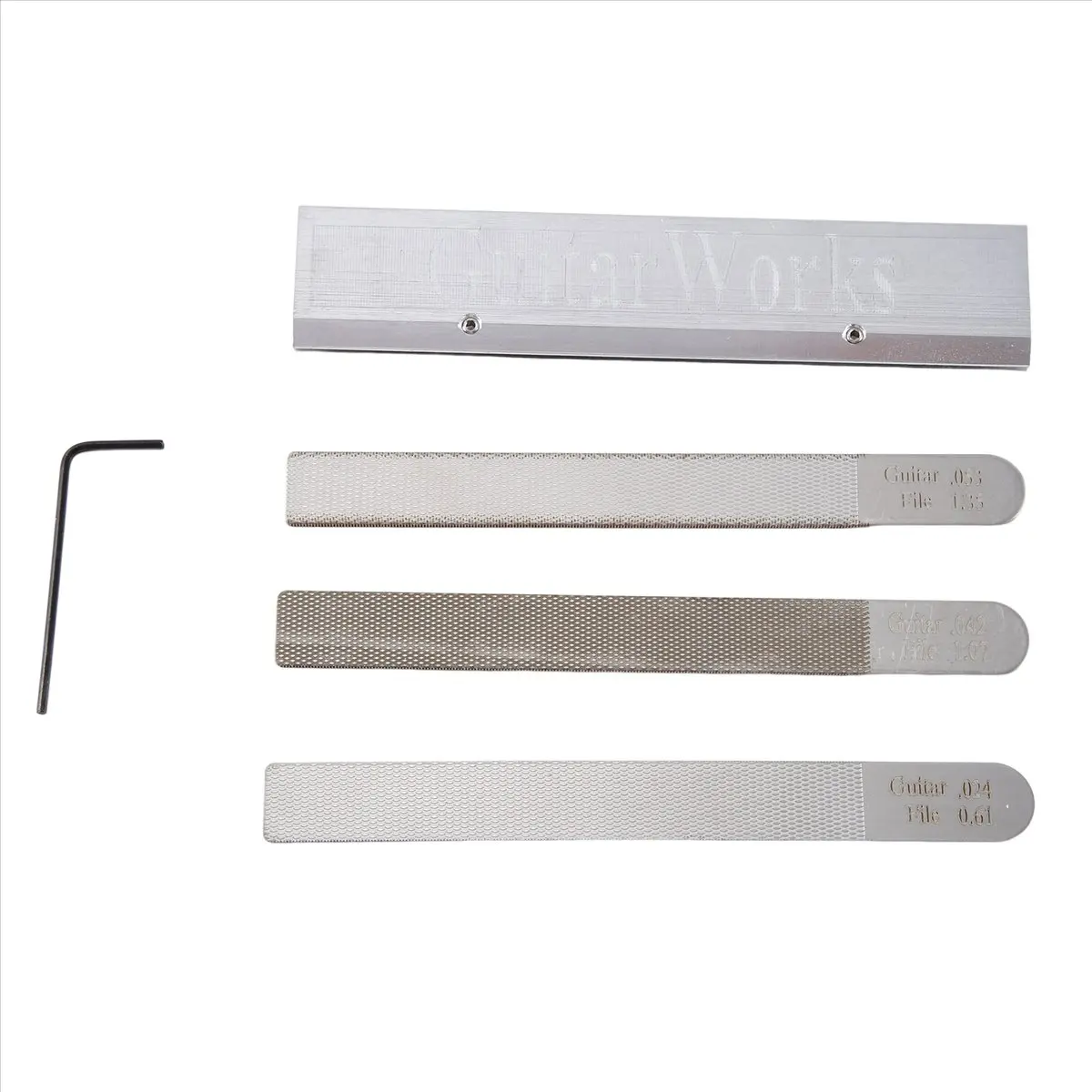 L79A Guitar Fret File Guitar Nut Files Fret Crowning Slot Filing Luthier Repair Tool for Guitar Stringed Instruments