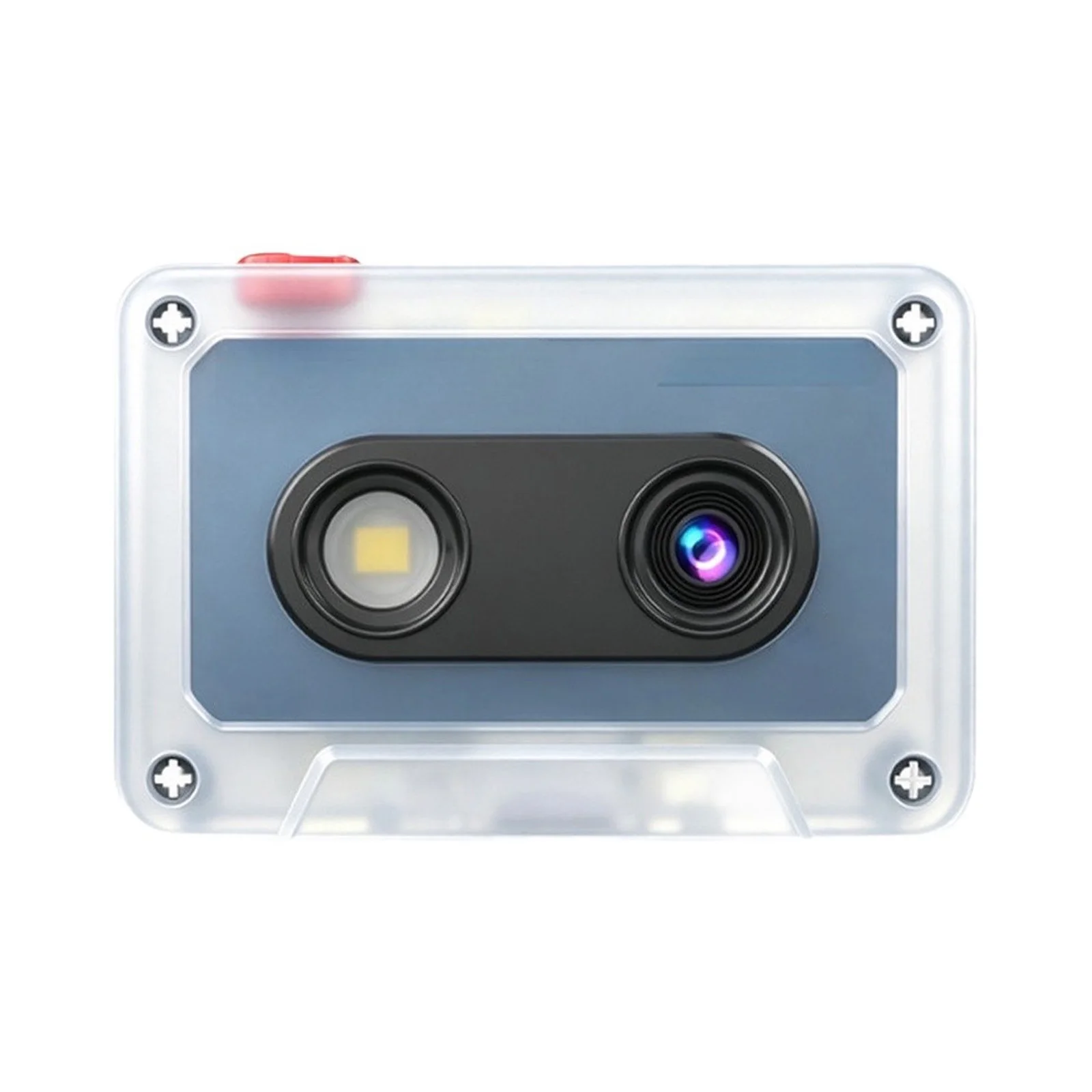 Retro style camera with 0.96 inch LCD 12 megapixel photos 1080P video ABS material compact size USB 2.0 TF card slot