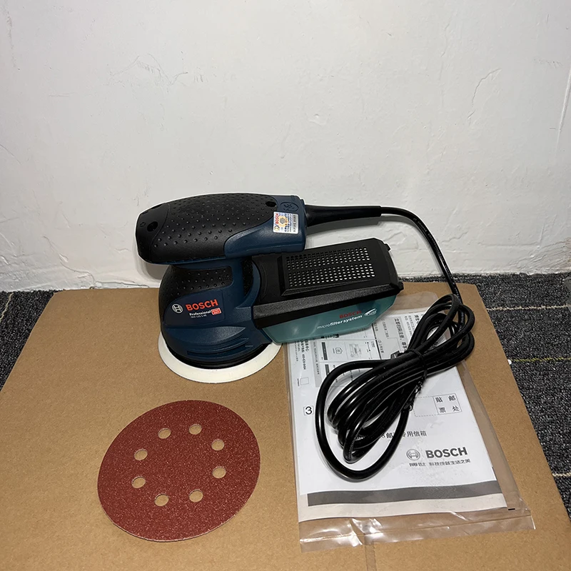 Bosch GEX125-1AE Woodworking Sandpaper Machine Speed Control Eccentric Vibration Eccentric Plate Sander Polishing Machine