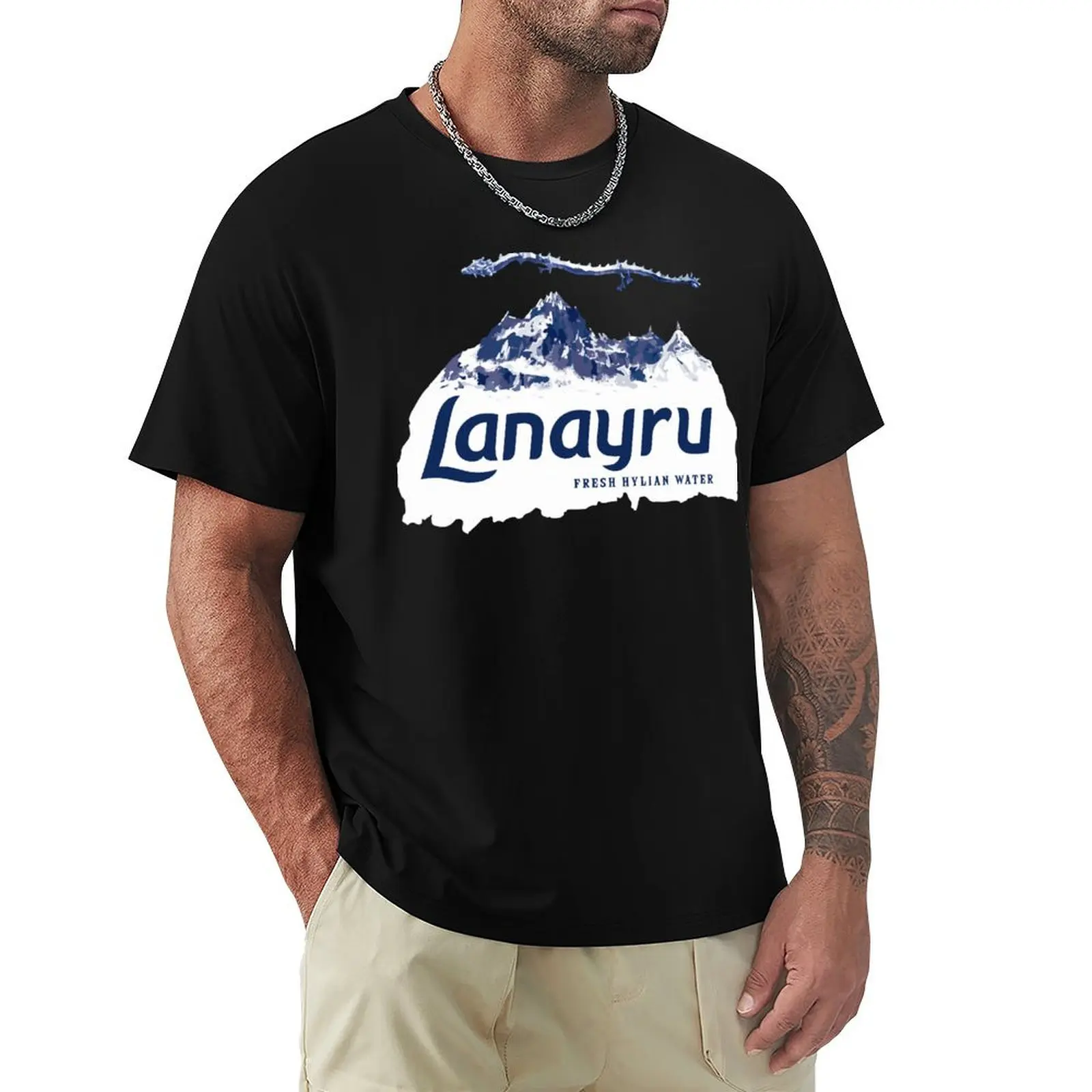 

Lanayru Water T-Shirt Plus Size Summer Short Sleeve T-Shirt