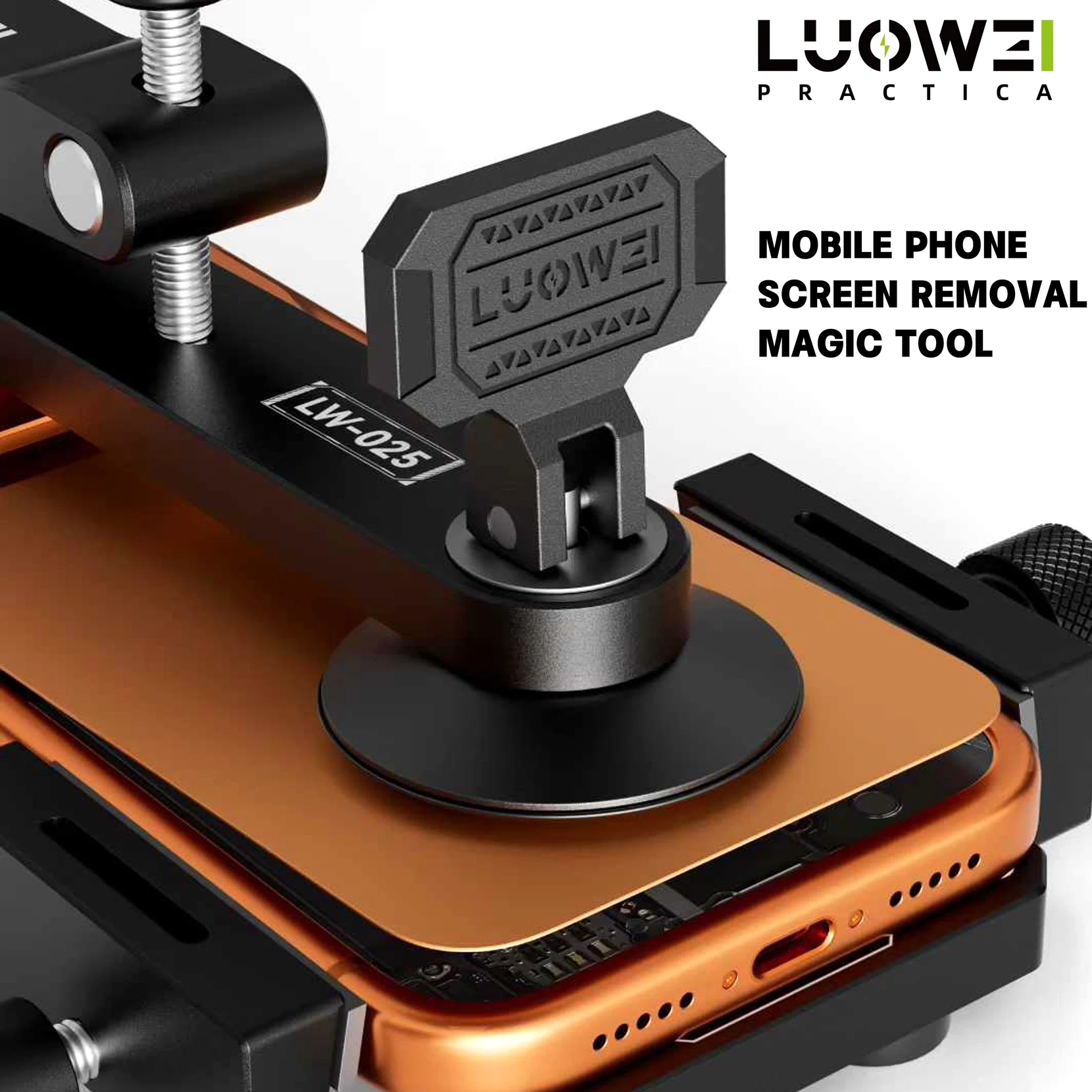 LUOWEI LW-025 شاشة تفكيك فاصل فتاحة التفكيك السريع LCD الغطاء الخلفي لا ضرر للهواتف المحمولة طقم أدوات إصلاح