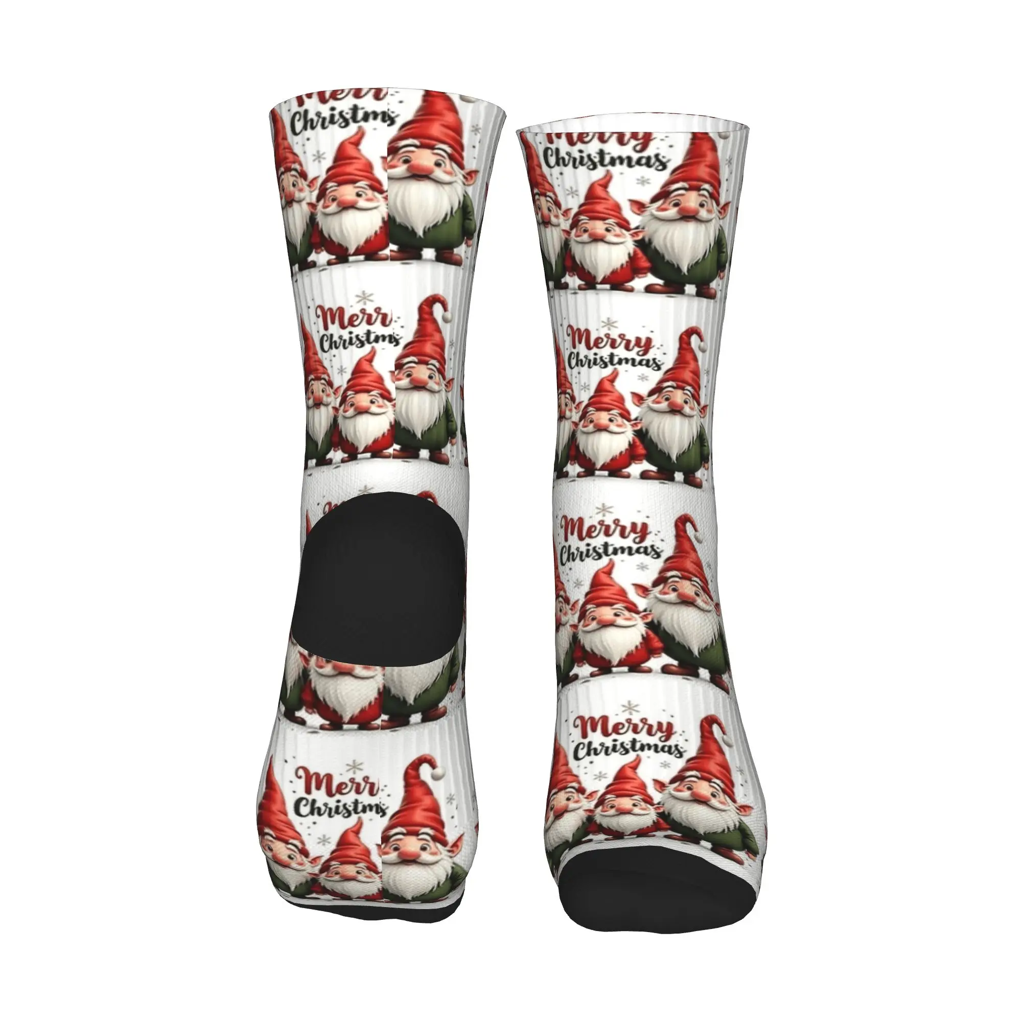 عيد ميلاد سعيد لطيف سعيد التماثيل الجوارب المطبوعة جوارب عدم الانزلاق الرجال الجوارب لينة تنفس الخريف مضحك تسلق الجوارب