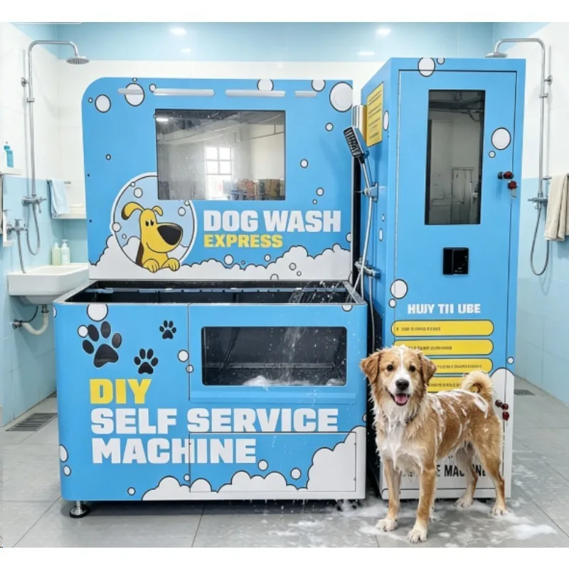 Eco‑Conscious Unmanned Pet Grooming Kiosk Self‑Operate Dog Washing Device For wholesale Pet Store Application