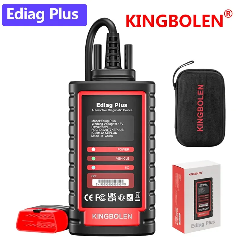 KINGBOLEN EDIAG Plus 16 Reset All System Diagnostic Tool Support CANFD Protocol Ecu Coding Active Test Update PK Thinkdiag2