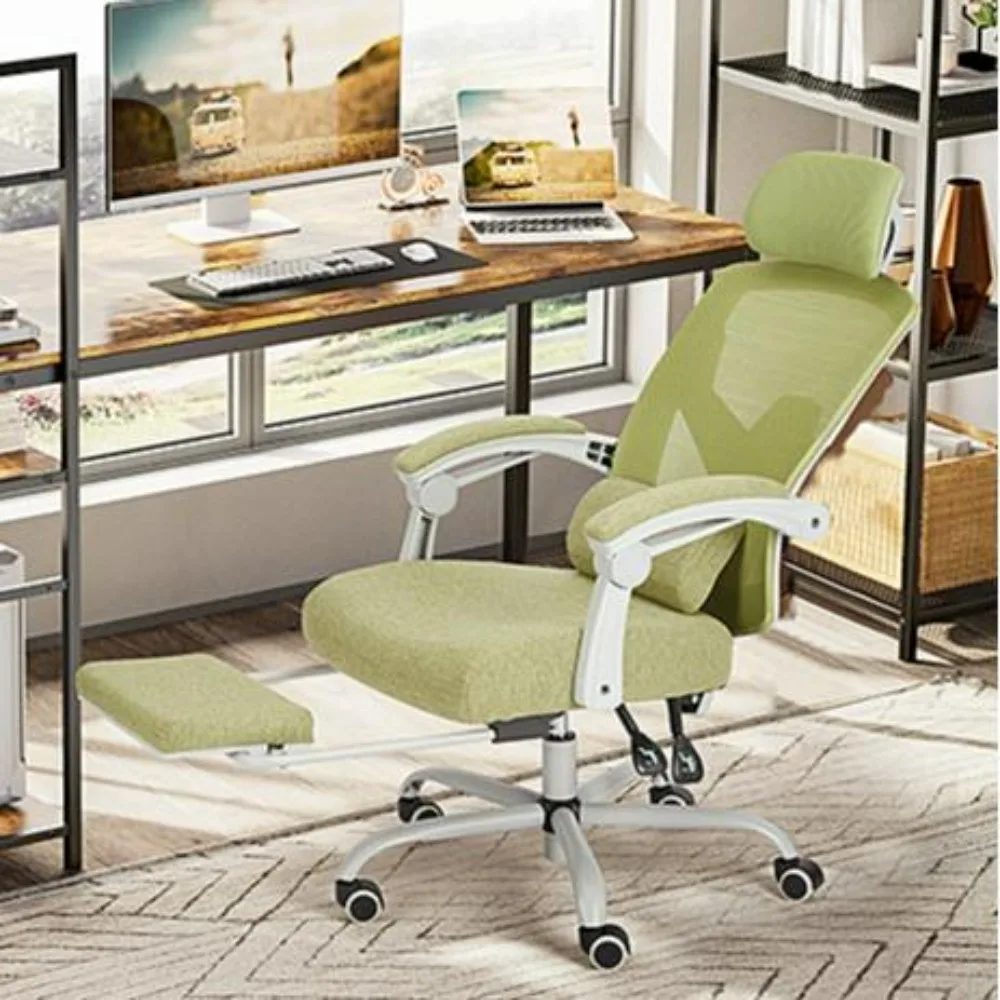 

Office Computer Desk Chair, Ergonomic High-Back Mesh Rolling Work Swivel Chairs with Wheels, Comfy Arms for Home and Work