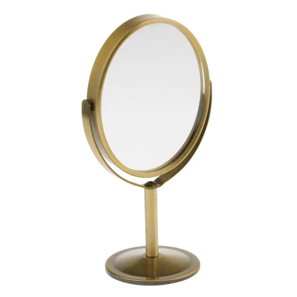 Double-sided table mirror, magnifying cosmetic mirror, make-up mirror,