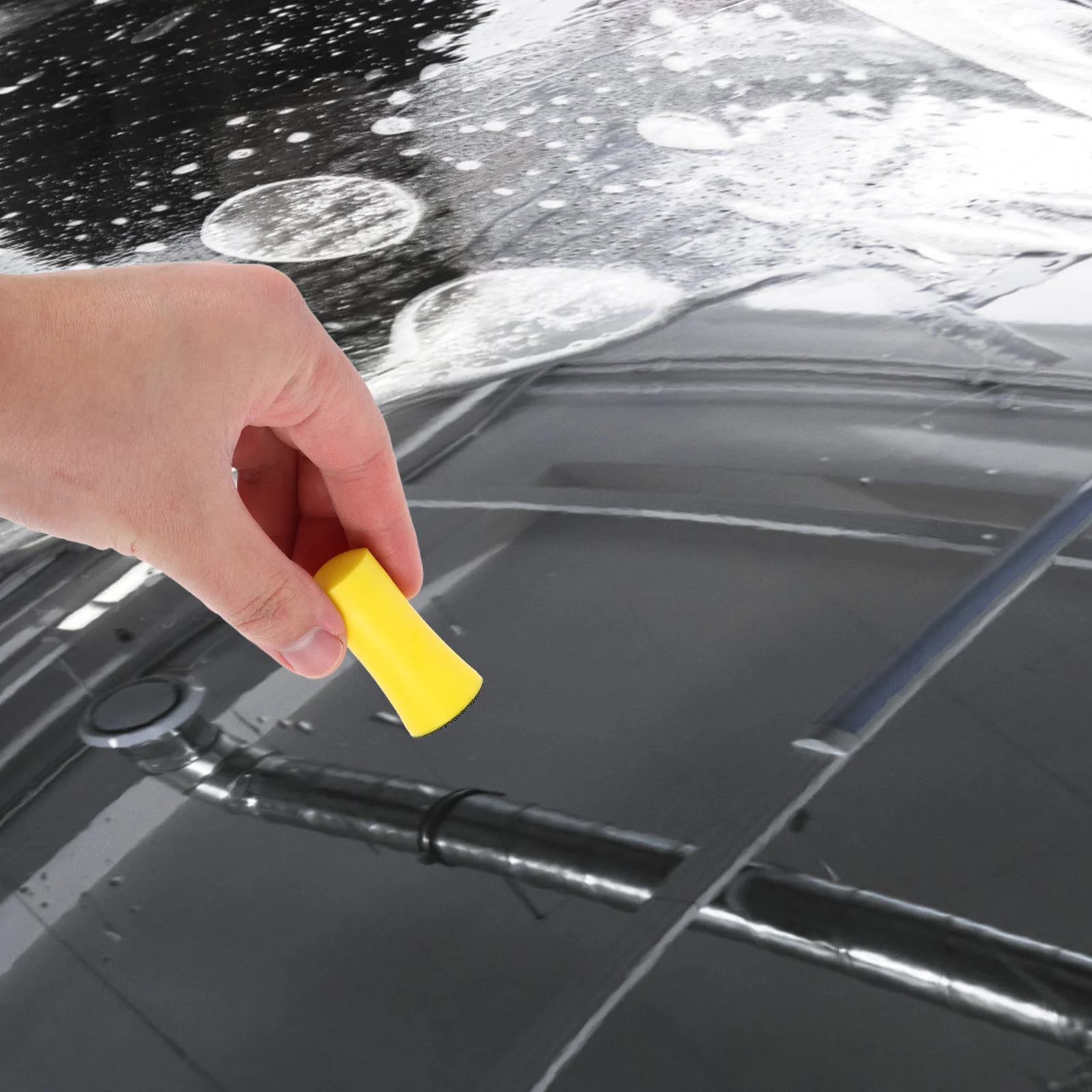 

Hand Sanding Block Small Finger Micro Sander Block Ergonomic Manual Handheld Tool for Wood Furniture Crafts