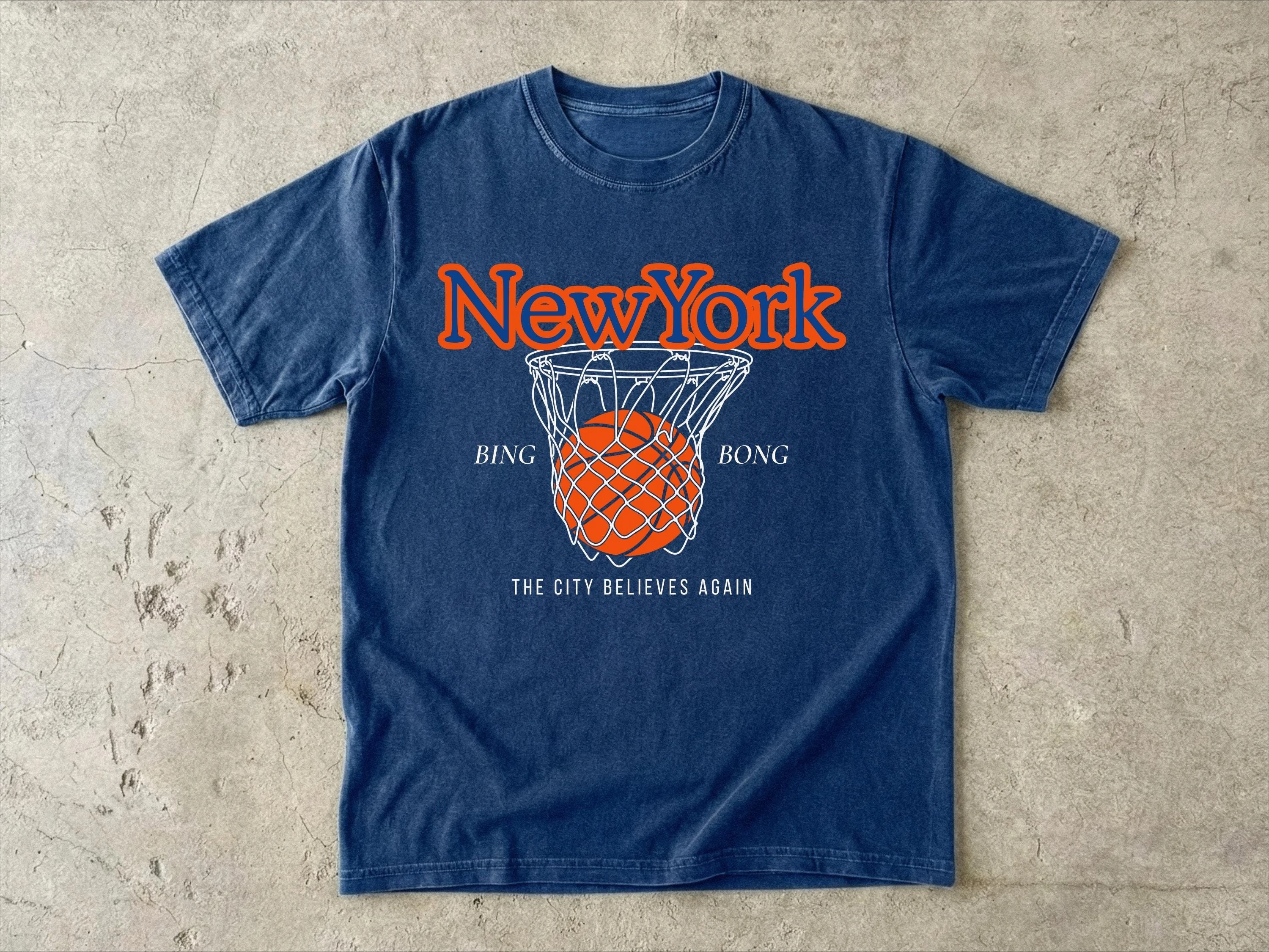 New York Basketball T-Shirt | The City Believes Again Shirt | NY Graphic Tee | Bing Bong Shirt | NYC Sports Fan Gift