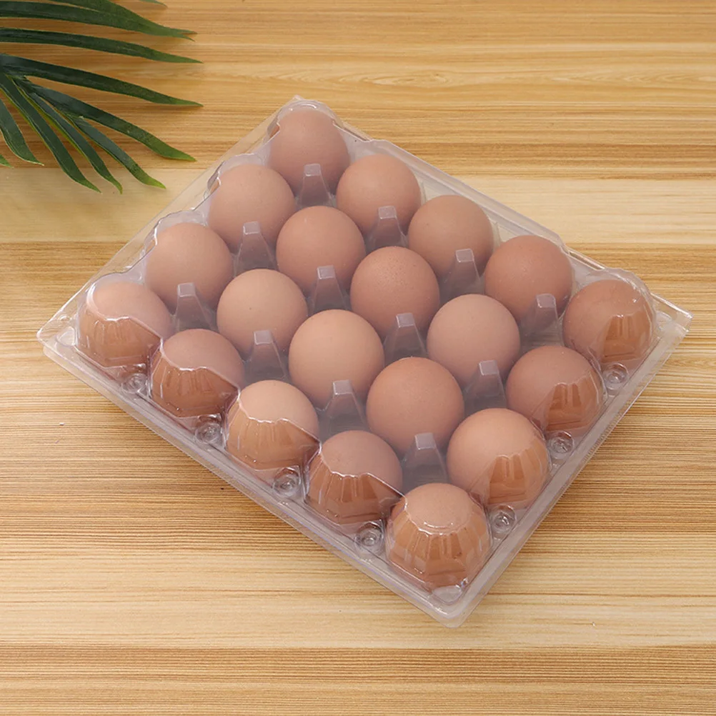 

10 Pcs Plastic Blister Packaging Box Egg Transport Carrier Container Organizer Storage for Camping