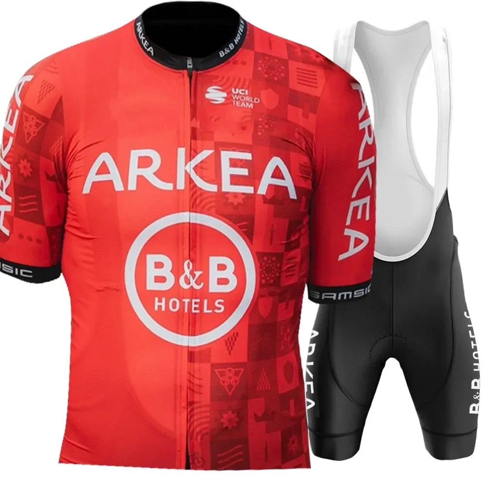 Blue 2024 ARKEA B&B HOTELS Cycling Jersey Set Summer France Clothing Road Shirts Suit Bicycle Bib Shorts MTB Maillot Ropa