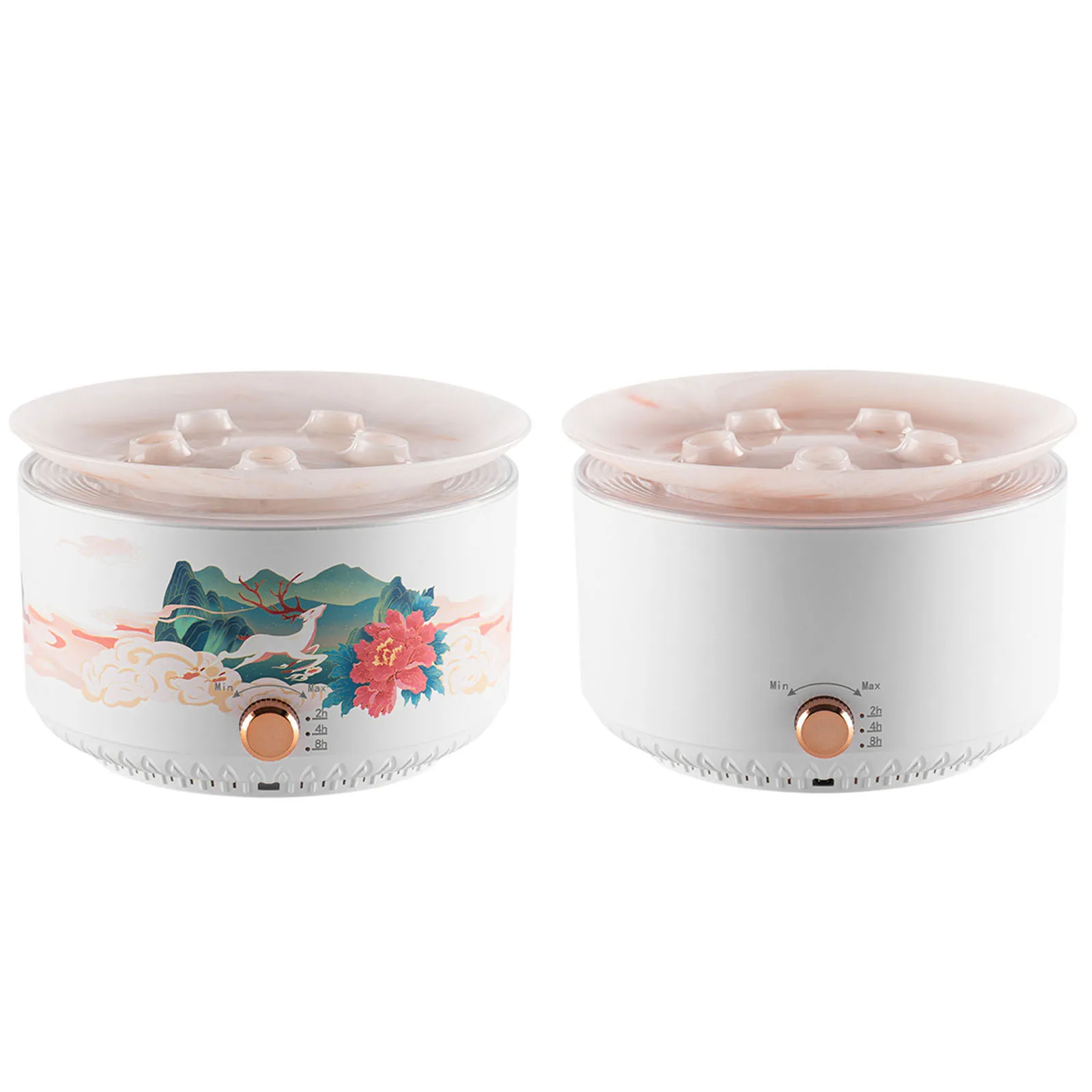 해파리 디자인 가습기, 360ml 용량, 시원한 미스트 분사, 초음파 방식, 7가지 색상의 LED 조명, 리모컨 제공 썸네일 6