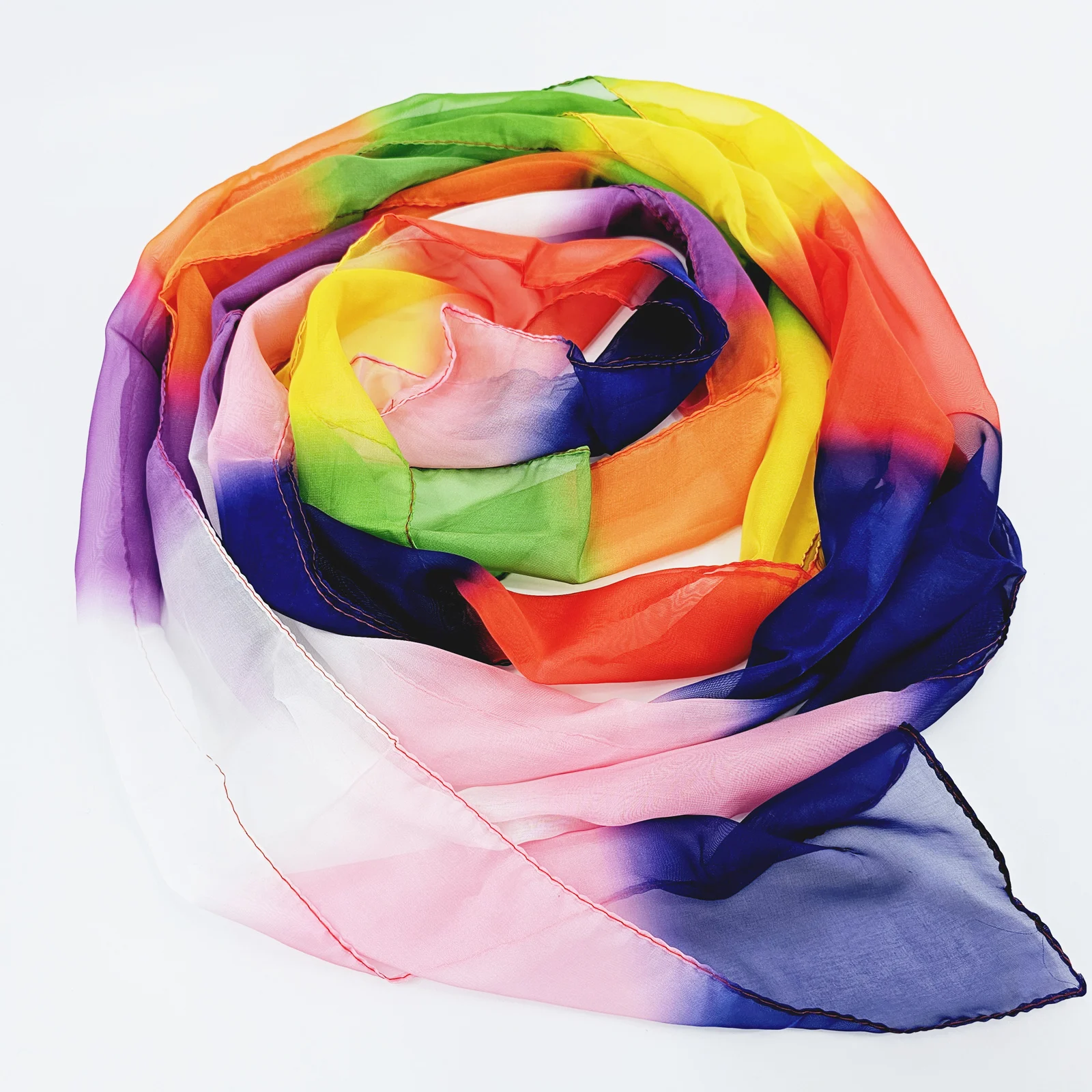 Multicolored Silk Streamer 500cm x 16cm Magic Trick for Stage & Close-Up Illusions Professional Magician Gimmick Prop