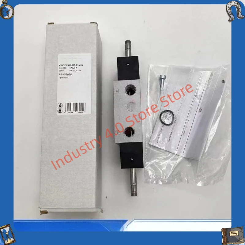 

Электромагнитный клапан VSNC-F-P53C-MD-G14-F8 577259, трехпозиционный, пятиходовой, с центральным уплотнением