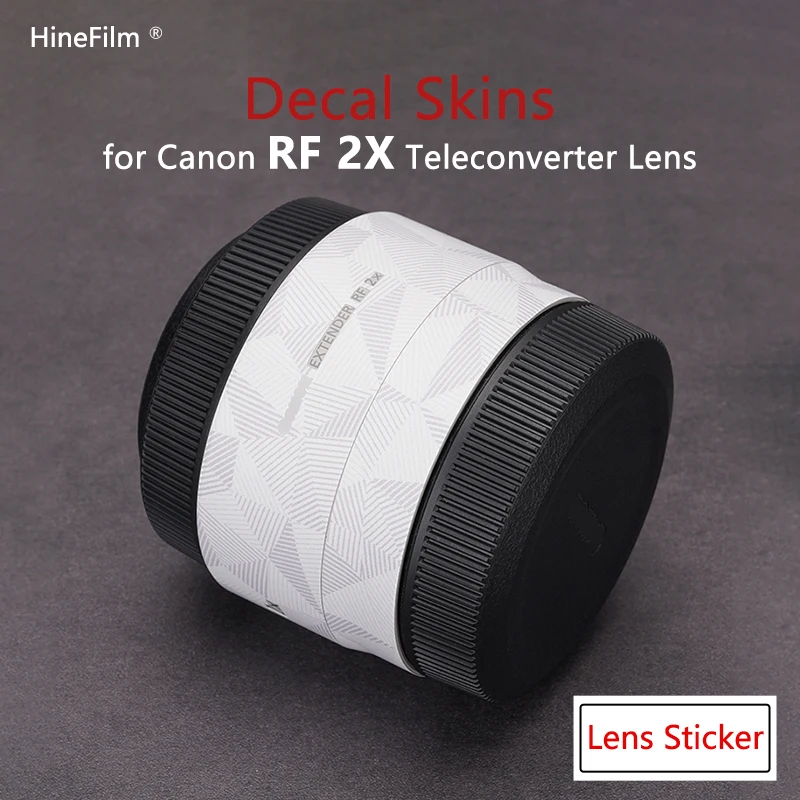 RF2X Lens Premium Decal Skin for Canon Extender RF 2x Teleconverter Lens Protector Anti-scratch Cover Film Wrap Sticker