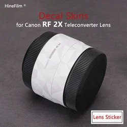 RF2X Lens Premium Decal Skin for Canon Extender RF 2x Teleconverter Lens Protector Anti-scratch Cover Film Wrap Sticker