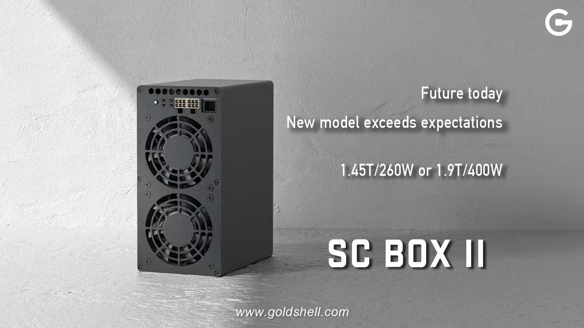 تستخدم قشر الذهب. SC BOX II 1.45T/260W أو 1.9T/400W بدون PSU