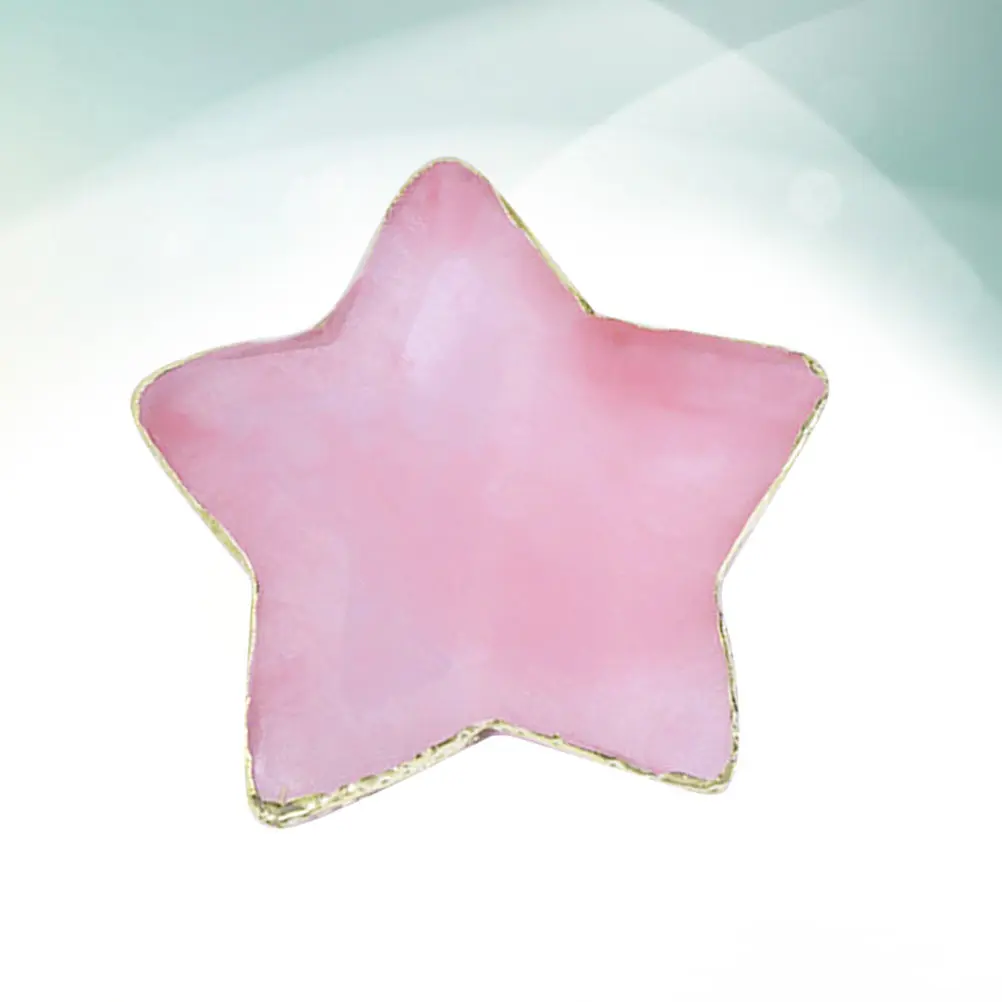 Star Shaped Resin Palette Pink Stylish Manicure Palette for Nail Art Colors Blending Mixing Nails Color Plate Nails Color Plate