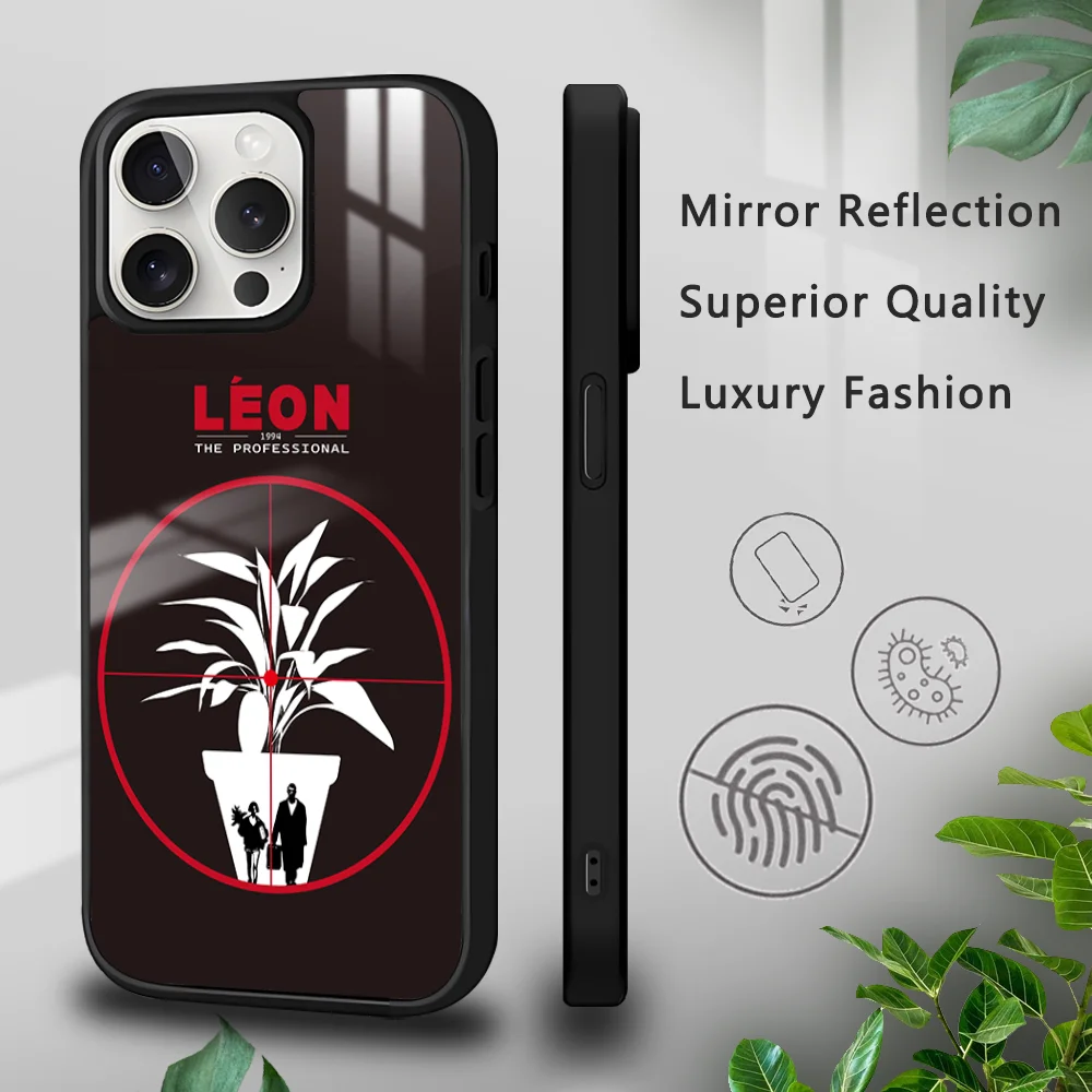 L-Leon M-Matilda N-Natalie Portman Phone Case For iPhone 16 15 14 13 12 11 Pro Xs Max Mini Plus Celulares Hard Funda