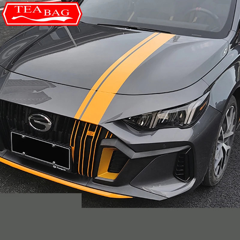 For Trumpchi GAC Empow R 2022-2024 Car Body Grille Decal Modification Personalized Hood Decoration Sticker Auto Accessories