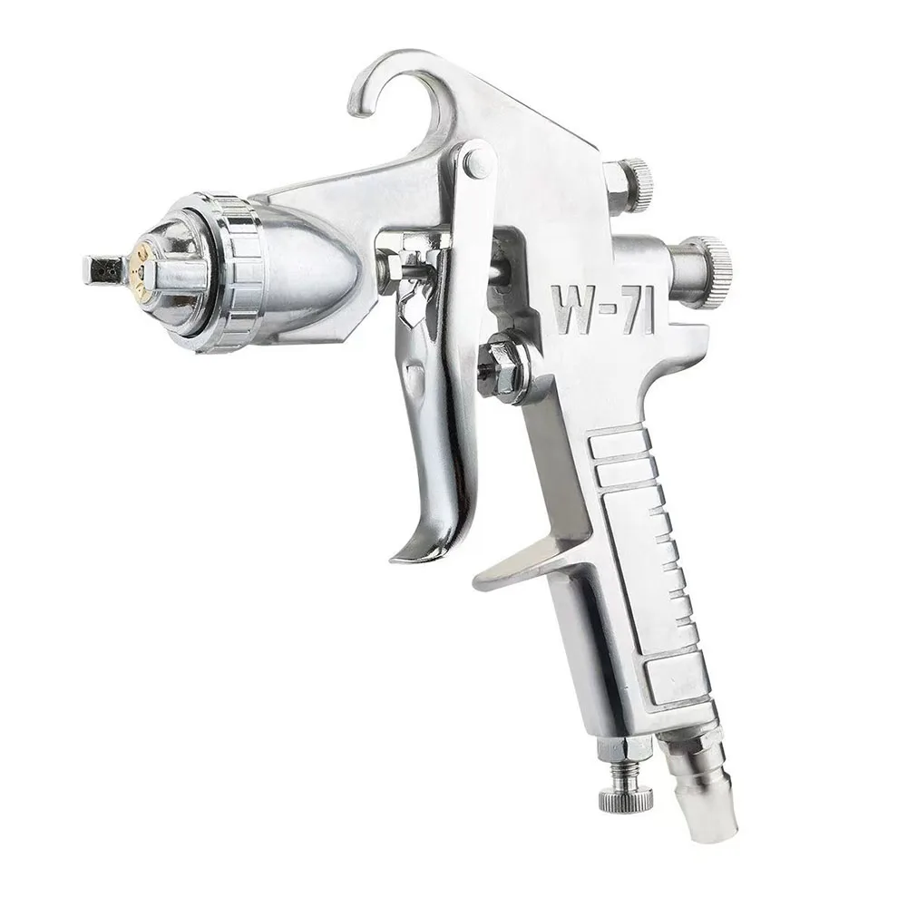 W-71 Spray Gun Capacity 400ml Nozzle Diameter 1.3/1.5/1.8mm Automotive Coating Gun Furniture High Atomization Spray Gun,