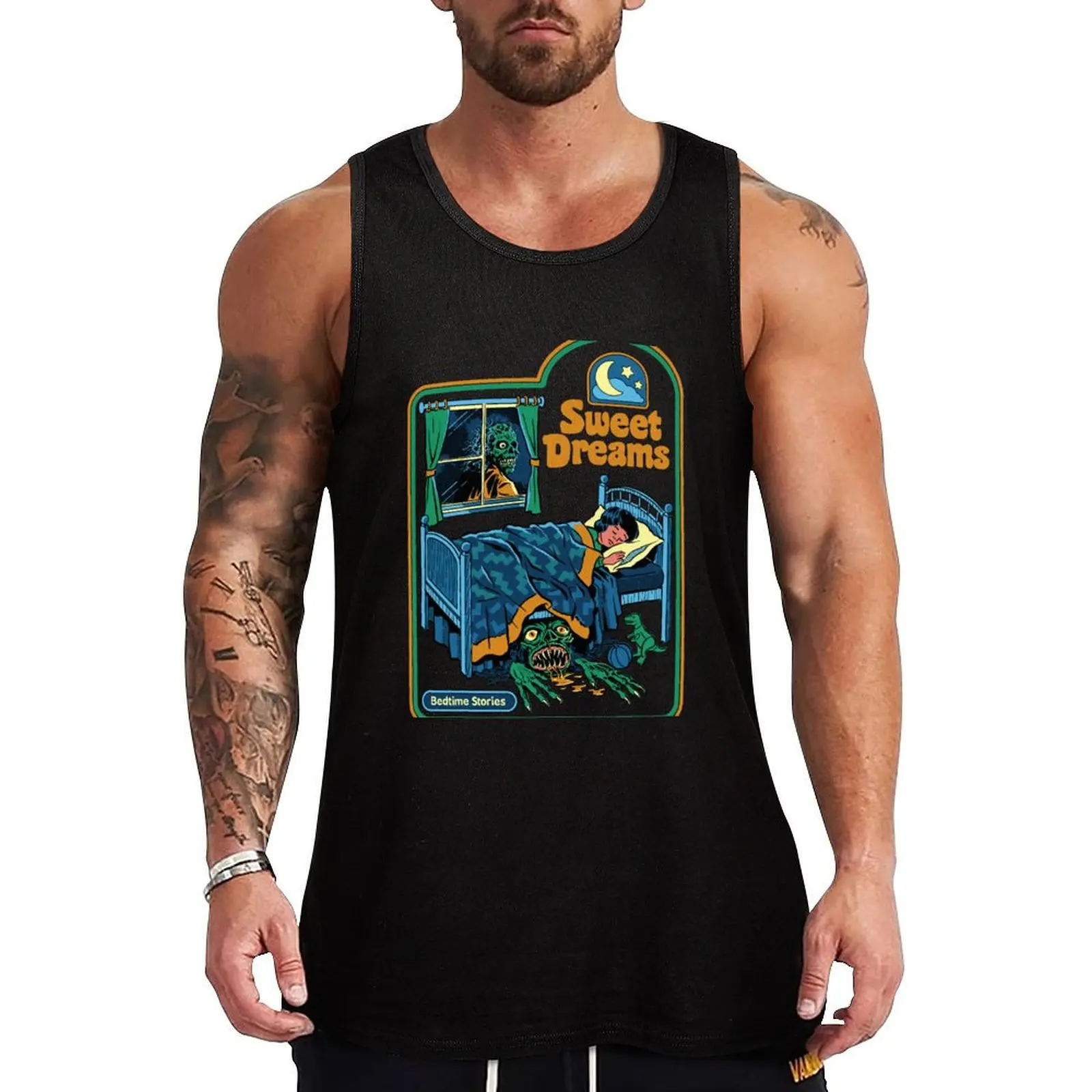 

Sweet Dreams Tank Top Male vest Men's summer clothes t shirt gym