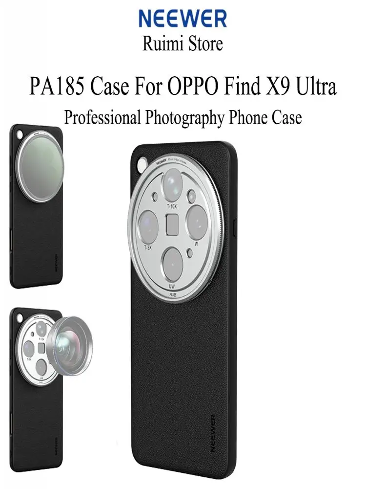 NEEWER PA185 Professionelle Fotografie-Handyhülle für OPPO Find X9 Ultra mit 17mm Objektivhalterung & 67mm Filteradapter