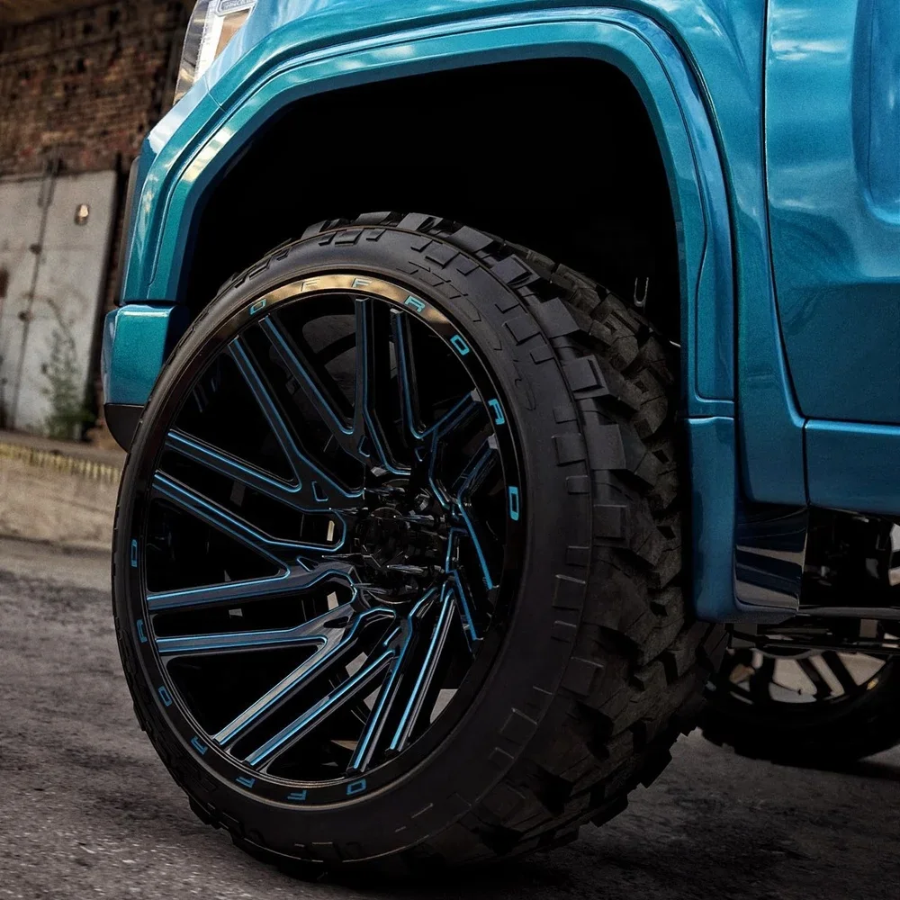 22 hüvelykes 22x12 6x139.7 6x135 -44 Elutasító Benyomási mélység Boltíves 4x4 offroad Sportos haszonjármu