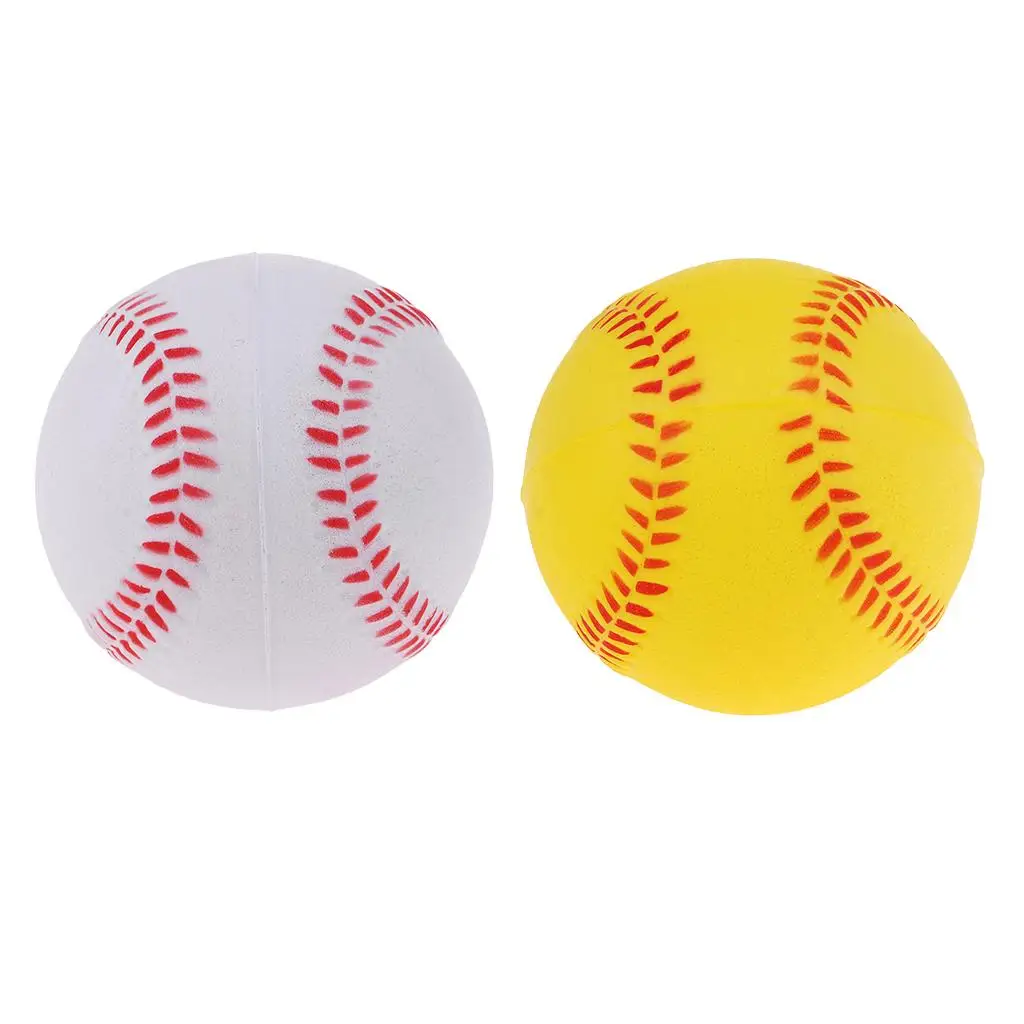9 inch Baseball Base Ball Practice Training Exercise Soft PU Softball Child Toys Balls Sports Team Game no hand sewing