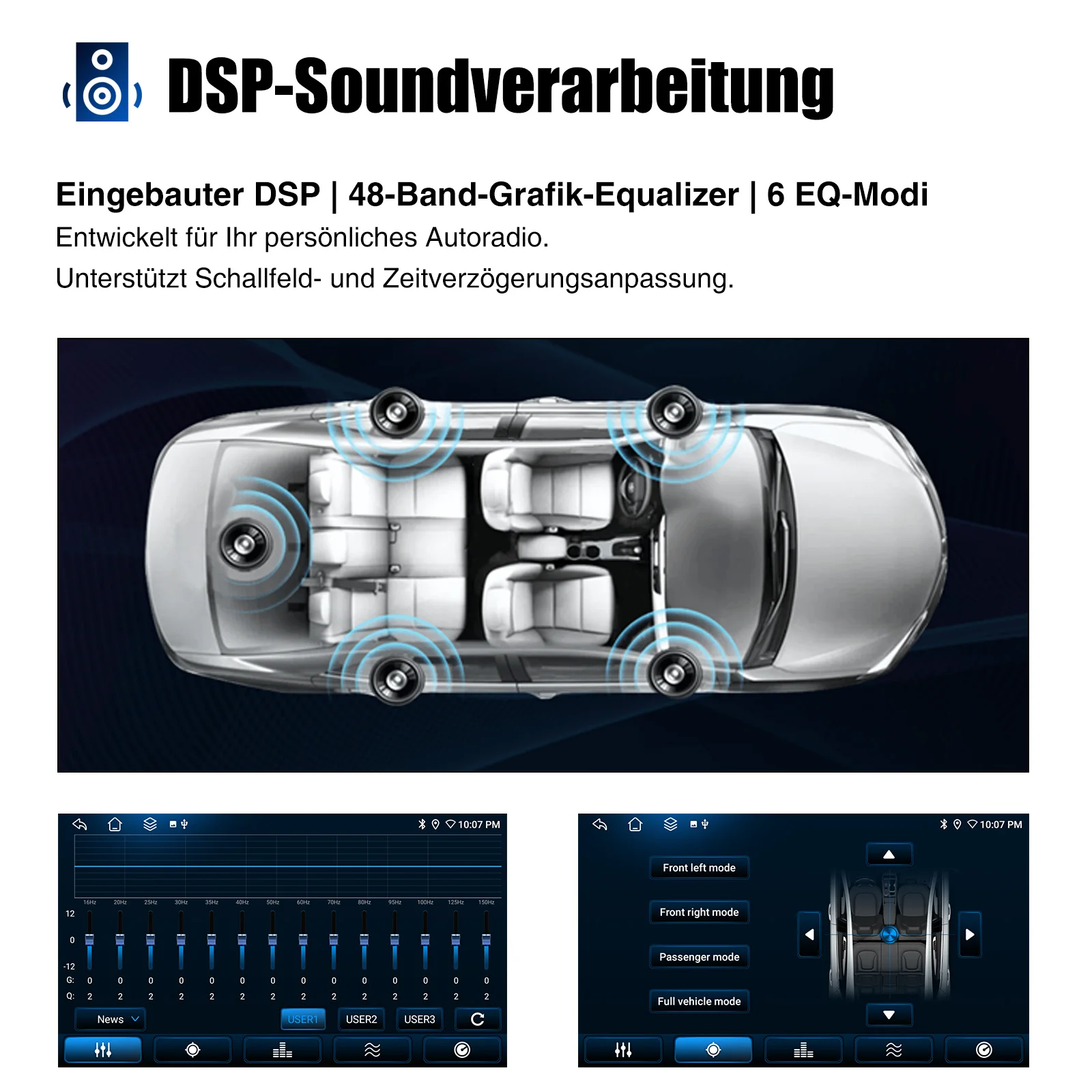 ESSGOO 4G 8-Core Android 14 6 + 128G Carplay Android Auto Für Nissan Qashqai J10 2007-13 2DIN 9 "Autoradio GPS Navi Player FM Wifi – Detail 5