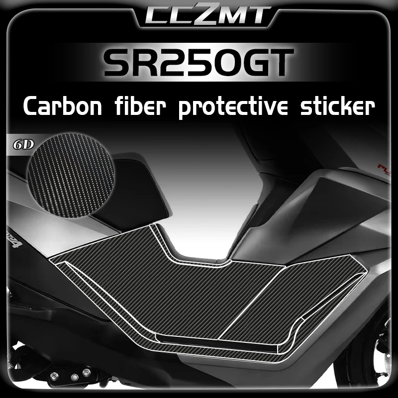 For VOGE SR250GT stickers 6D carbon fiber stickers body protection fuel tank stickers film stickers and accessories