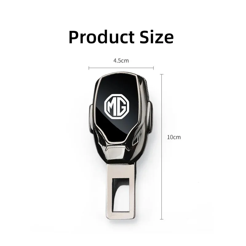 MG ZS HS GT 헥터 MG3 MG5 MG6 MG7 자동차 액세서리용 카시트 벨트 클립 카본 연장 락 버클 플러그 인테리어 부품 썸네일 6
