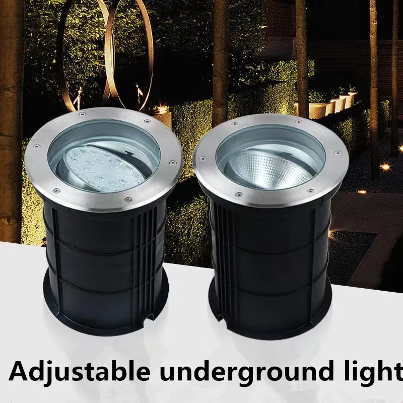 

6W 12W 18W 24W Adjustable Angle LED Underground Lamp Outdoor Waterproof IP67 Stainless Steel Casting Light