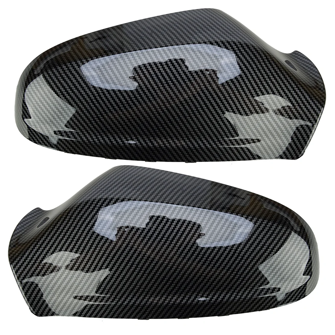 

1 пара накладок на зеркало заднего вида на крыло из АБС-пластика, подходит для Opel Vauxhall Astra H 2004 2005 2006 2007-2013, стиль из углеродного волокна, черный