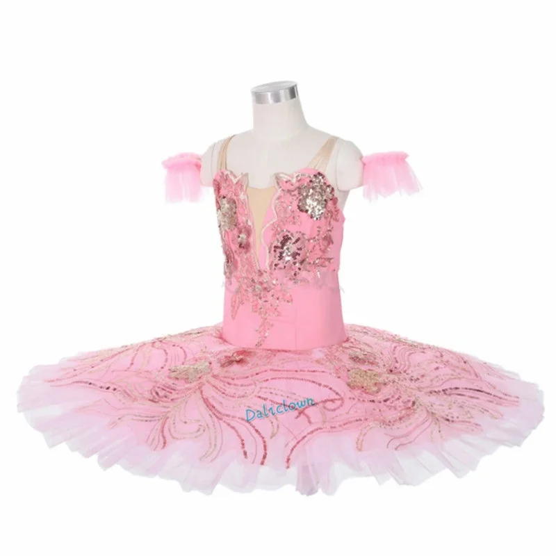 Professional Ballet Tutu Swan Lake Pancake Tutu Girl Child Dance Costume Ballerina Stage Performance Ballet Dress For Kid Adult