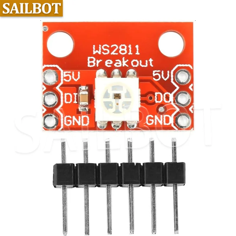 Kit de bricolage de dérivation LED RGB WS2812, Module de carte PCB électronique pour Arduino