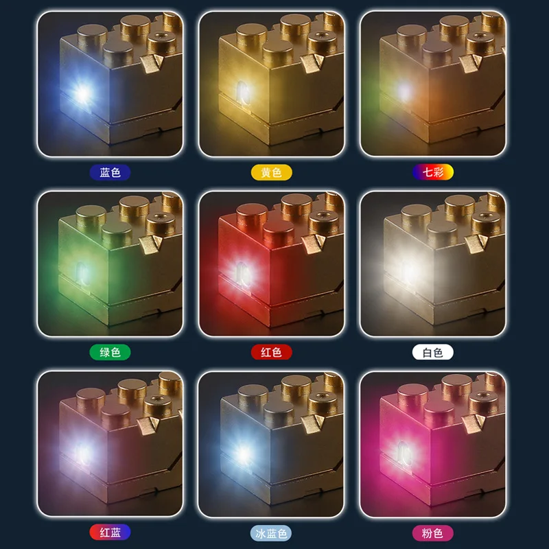 3002 MOC Brick 2x3 LED Flashing Lights MOC Building Blocks Multicolor Lights Parts Bricks Toys Compatible With LEGO