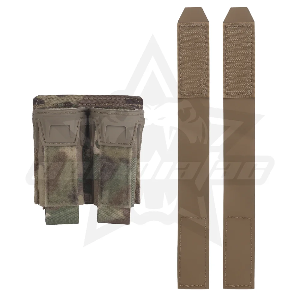 OphidianTac 9MM Double Mag Pouch Pincers Pistol Magazine Pouch MOLLE Airsoft Duality Flapped Waist Pack For Hunting Vest Belt