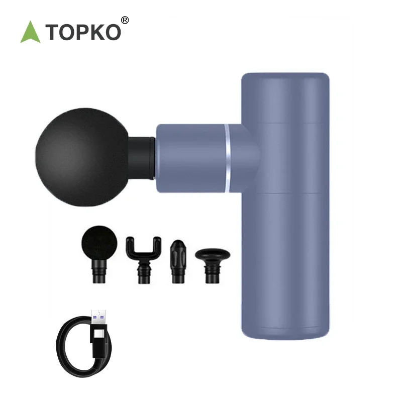 TOPKO In Stock massage gun relive muscle pain deep massager gun vibration Fascia Gun