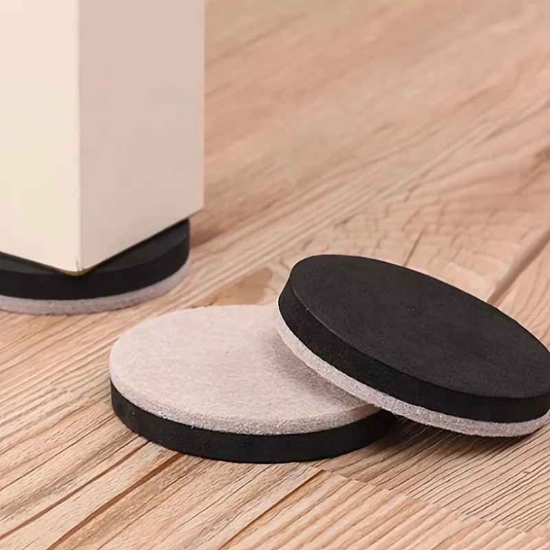 2/4/8pcs Felt Furniture Sliders Pads Hardwood Floors Protector Non Slip Sofa Bed Table Chair Leg Cover Caps for Heavy Furniture
