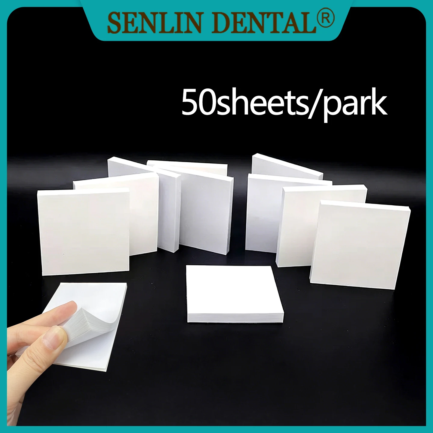 

50sheets/Pack S/M/L Dental Mixing Pad Thickening White Disposable Mixing Paper Dentistry Lab Materials Dentistry Tools Cement