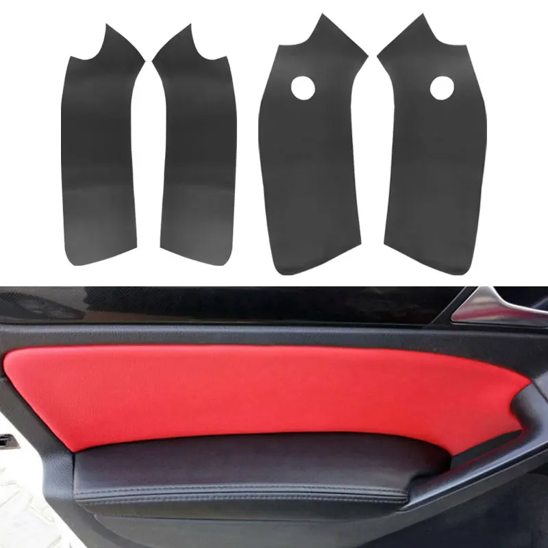 

For VW Golf MK6 2010 2011 2012 2013 Car Door Handle Panel Armrest Microfiber Leather Cover 4 doors only