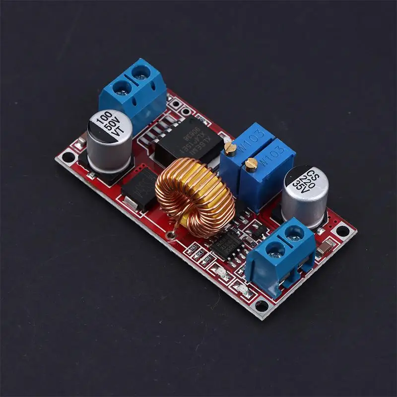 【K】1/2/3PCS XL4015 5A DC-DC Adjustable Converter 4-38V To 1.25-36V Lithium Battery Step Down Charging Board Led Power Converter