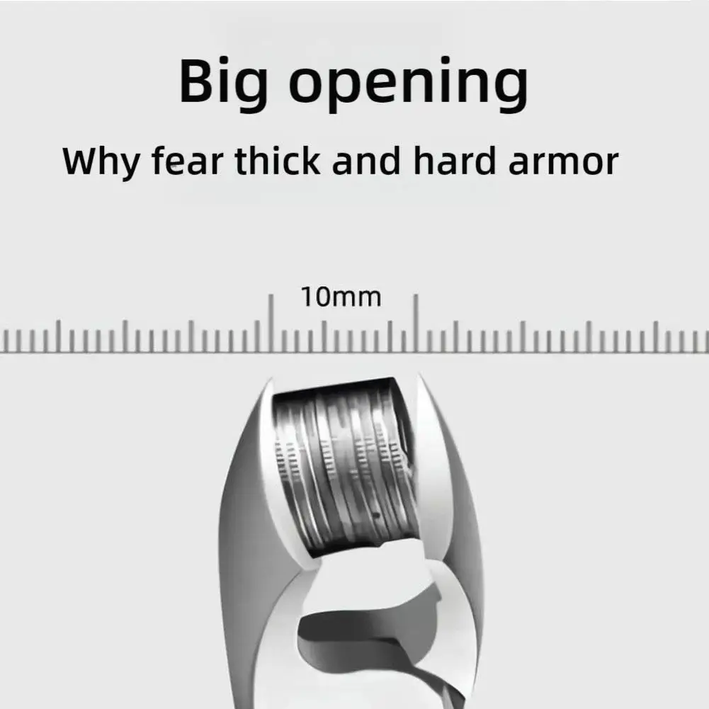 الفولاذ المقاوم للصدأ بشرة الأظافر انتهازي المهنية مانيكير اليد القاطع قدم الرعاية المتقلب علاج الأرجل أداة باديكير القدم T9z0