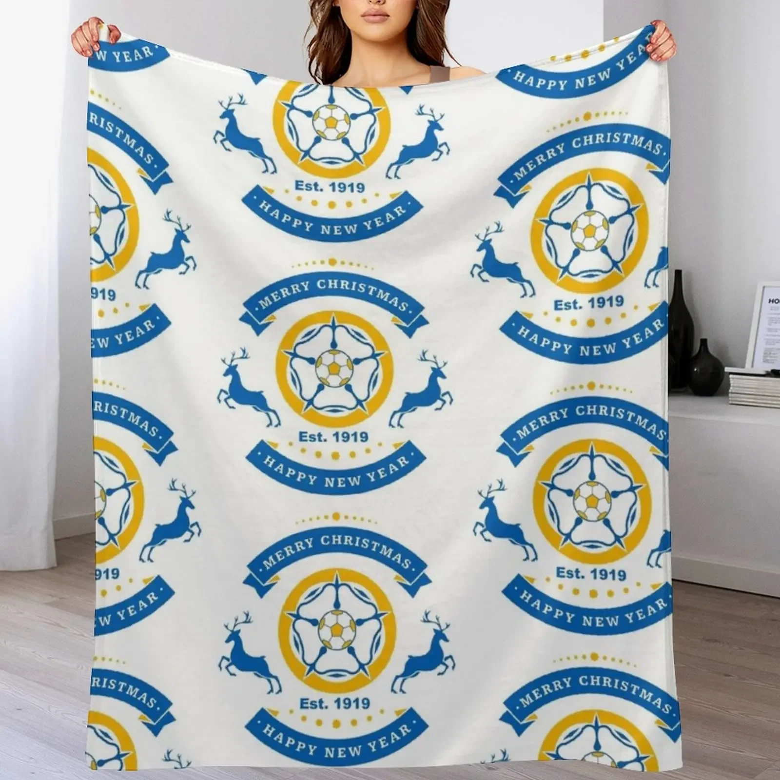 

LEEDS CHRISTMAS Throw Blanket Thermals For Travel christmas decoration Camping Multi-Purpose Blankets