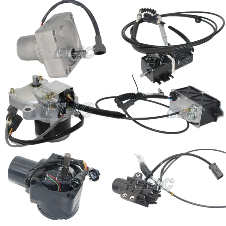 Escavadeira 12V 24V Motor Acelerador Del Acelerador Motor de parada de passo Motor de acelerador elétrico