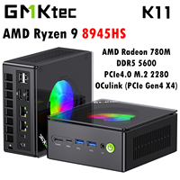 GMKtec K11 Mini PC AMD R9 8945HS DDR5 WiFi6 BT5.2 PCIe4.0 Win11 Pro M.2 2280 SSD OCulink USB 4.0 2.5G LAN Office Game Computer