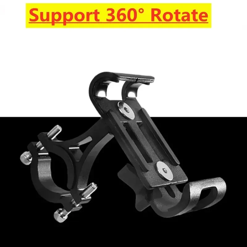 Metall Motorrad Fahrrad Telefon Halter Aluminium Legierung Anti-rutsch Halterung GPS Clip Universal Fahrrad Ständer Unterstützung für Alle Smartphones