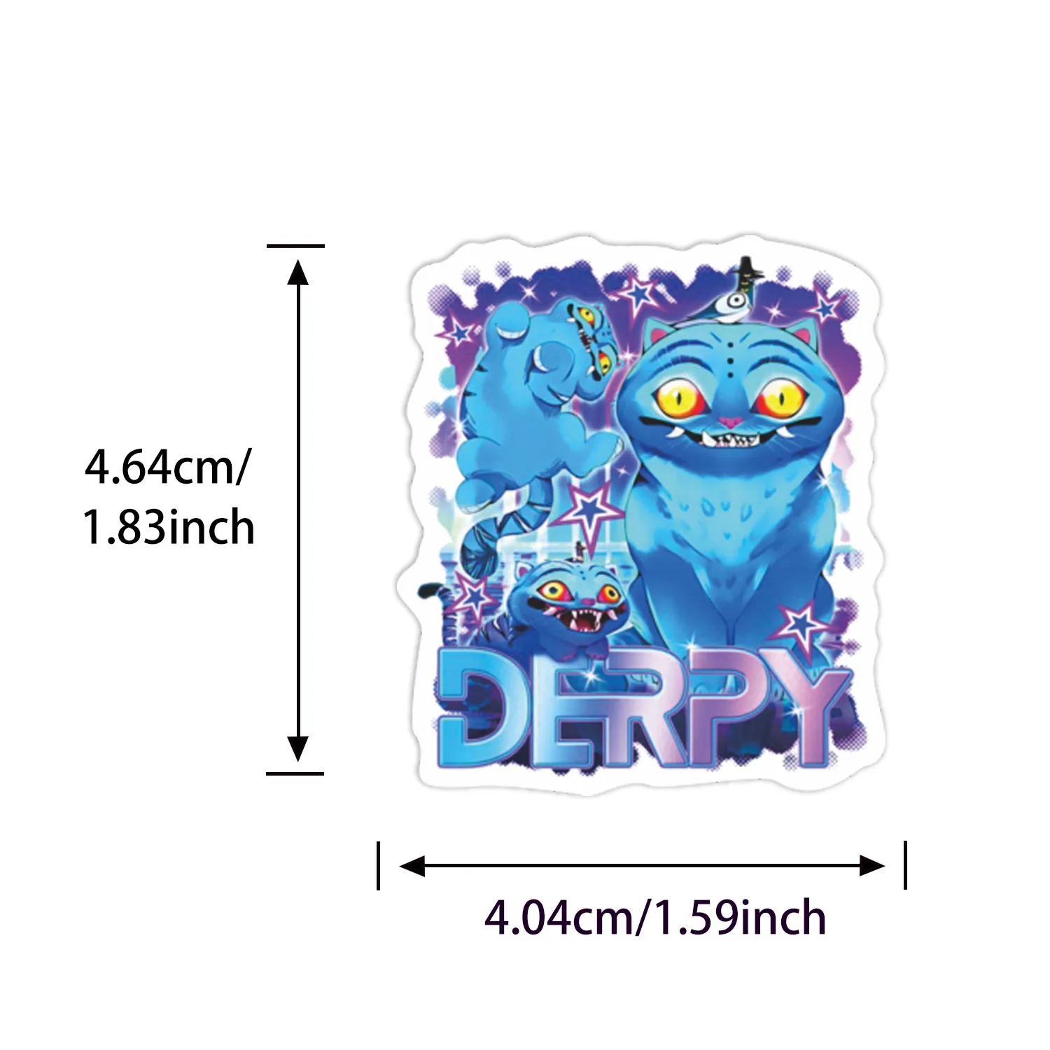 60 قطعة فيلم جديد KPop شيطان الصيادين ملصقات Derpy النمر مقاوم للماء الكتابة على الجدران لتقوم بها بنفسك جراب هاتف محمول ملصقات سكرابوكينغ رائعة #4
